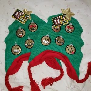 Christmas Emoji Hats
